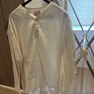 BONCOURA 슬리핑 셔츠 베이지 사이즈 42 일본제