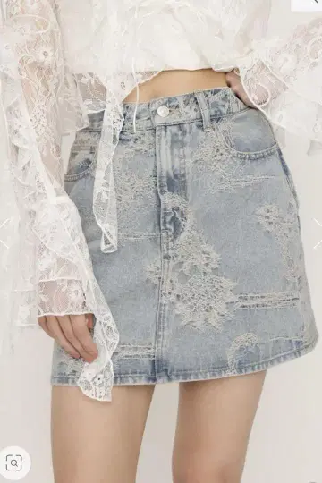 J/W JQ DENIM 숏 스커트