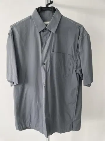그레이 DRIES VAN NOTEN 반팔 셔츠 Small