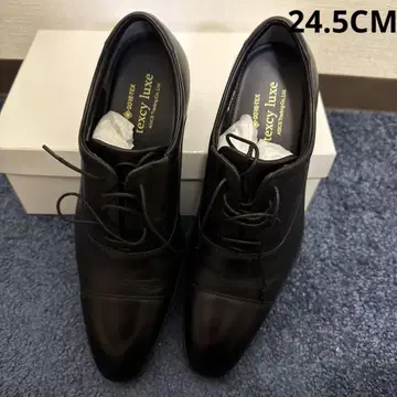 텍시 럭스 천연 가죽 고어텍스 TU-8002 남성용 블랙 24.5cm