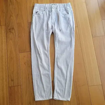 YANUK 야누크 리조트 청바지 S 라이트 그레이 린넨 혼방