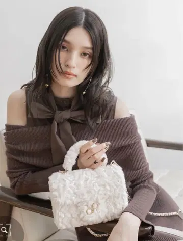 RANDA 란다 2WAY 모노그램 부품 퍼 백