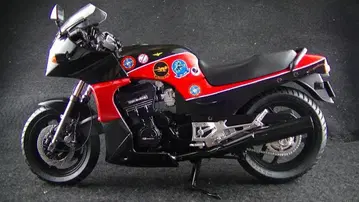 새상품 탑건 1/12 GPZ900R 데칼 데프 모델