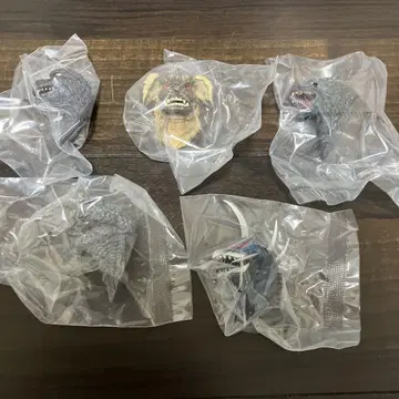 제일복권 고질라 대괴수열전 G G상 몬스터 헤드 마그넷 5종 세트