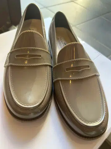 템퍼레이트 로퍼 우천 겸용 그레이 23.5 레인 슈즈