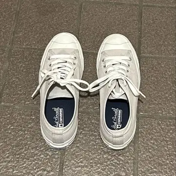 CONVERSE Jack Purcell 그레이 스니커즈 24.5cm