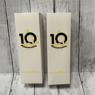 미사용 SUPER NOVA 10th anniversary 응원봉 2개
