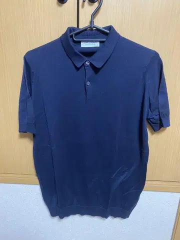 JOHN SMEDLEY 존스메들리 반팔 피케 셔츠 네이비