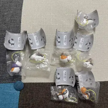 나츠메 우인장 냥코 선생님 가챠 스트랩 7개 세트
