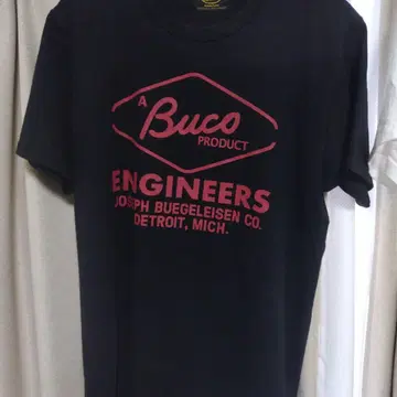 BUCO 부코 티셔츠 블랙 2024년 모델