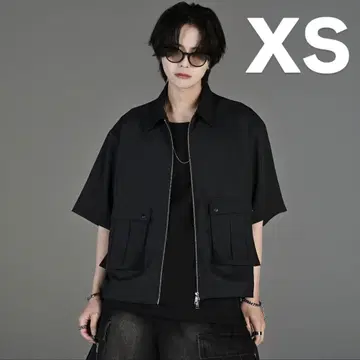 ADRER 밀리터리 슈퍼 기믹 숏 블루종