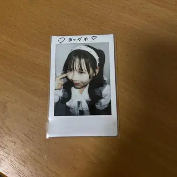 마츠모토 카렌 친필 사인 폴라로이드