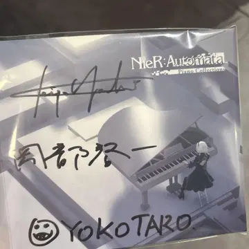 NieR:Automata 친필 사인 포함 CD 슬리브 케이스