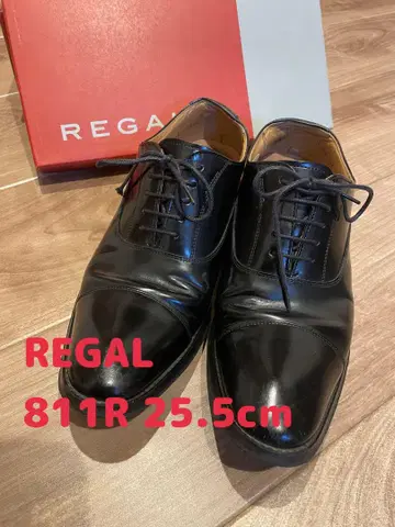 리걸 REGAL 811R 스트레이트 팁 가죽 신발 [25.5cm] 블랙
