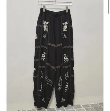 오늘의 자수 패치워크 팬츠 36