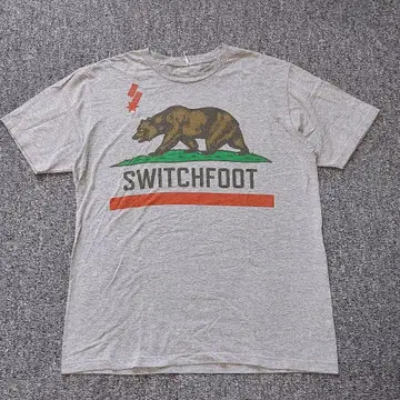 빈티지 T SWITCHFOOT 그레이 아메카지