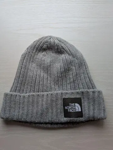 THE NORTH FACE 그레이 니트 모자