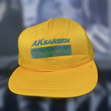 90년대 빈티지 기업 트래커 메쉬 캡 AS SARBEN