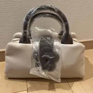 MARY QUANT 2WAY 핸드백 베이지/브라운 플랩 데이지