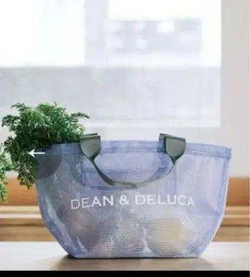 DEAN&DELUCA 메쉬 토트백 라일락 S