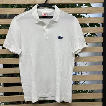 라코스테 화이트 피케 셔츠