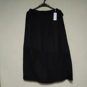 노브 두 노드 린넨 레이온 절개 스커트