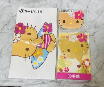 헬로키티 거즈 타월 손거울 파우치 복권