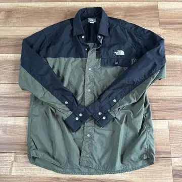 THE NORTH FACE 눕시 셔츠 M 블랙/올리브