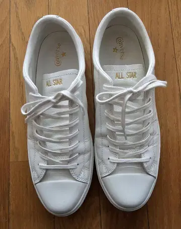 컨버스 ALL STAR COUPE 화이트 가죽 스니커즈 27.0