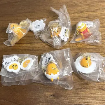 산리오 구데타마 이상한 포즈 마스코트 전 6종 세트 미사용 새상품