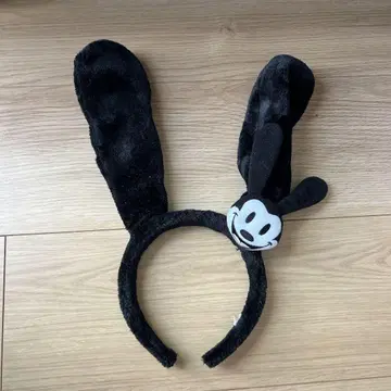토끼 귀 헤어밴드 블랙