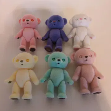 플로키 인형 허니 베어 6개 세트