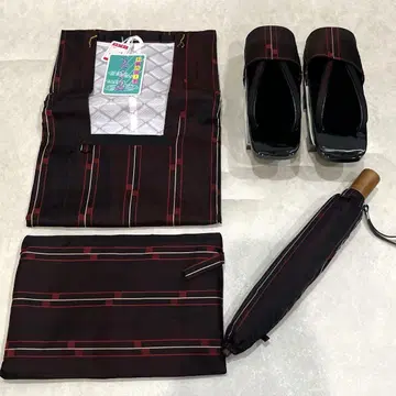 새상품 보관품 일본 의류용 우비 세트