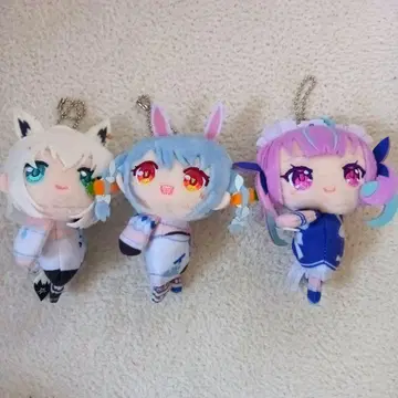 가격 인하 가능 버츄얼 봉제 인형 3개 세트
