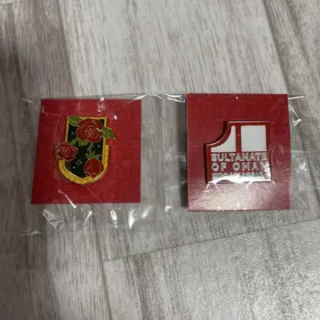 만국박람회 오만관 파빌리온 핀 배지 2종
