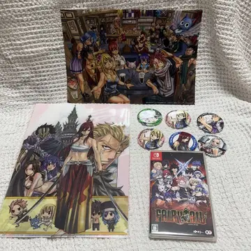 FAIRY TAIL Switch 소프트 캔 배지 클리어 파일 포스터