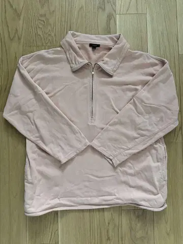 90-00s j.crew 하프 지퍼 맨투맨