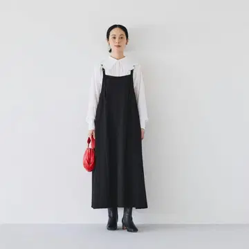 북유럽 생활용품점 사이드 턱이 있는 살로펫 스커트 블랙 M 사이즈