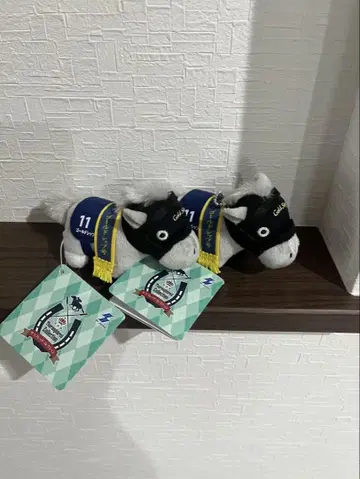 서러브레드 컬렉션 쁘띠 마스코트 볼 체인 2 골드십 2개 세트