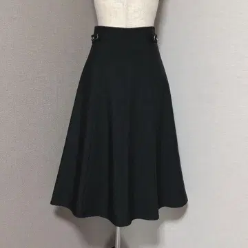 미슈마슈 사이드 체인 플레어 스커트