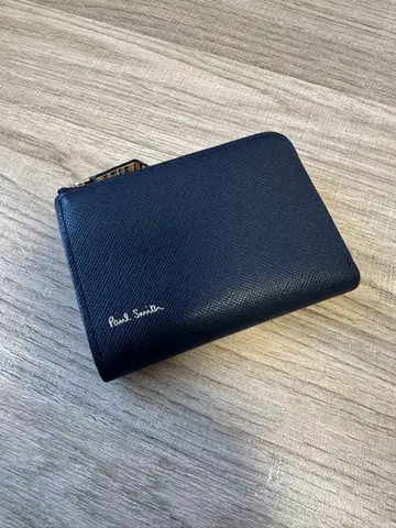 폴스미스 PaulSmith 지퍼 스트로우 그레인 패스 & 코인 케이스