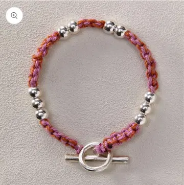 미사용 새상품 EnSage Silver Beaded Bracelet