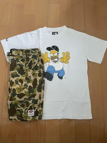 Newera x Simpsons 콜라보 셔츠 디키즈 하프 팬츠