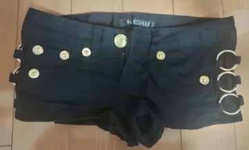 갸루 숏팬츠 블랙