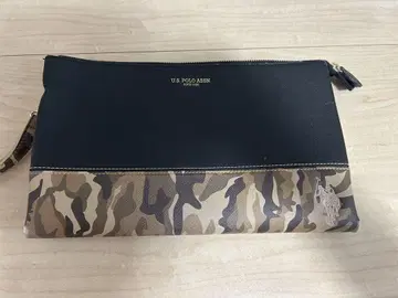 U.S. POLO ASSN. 카모 패턴 클러치백