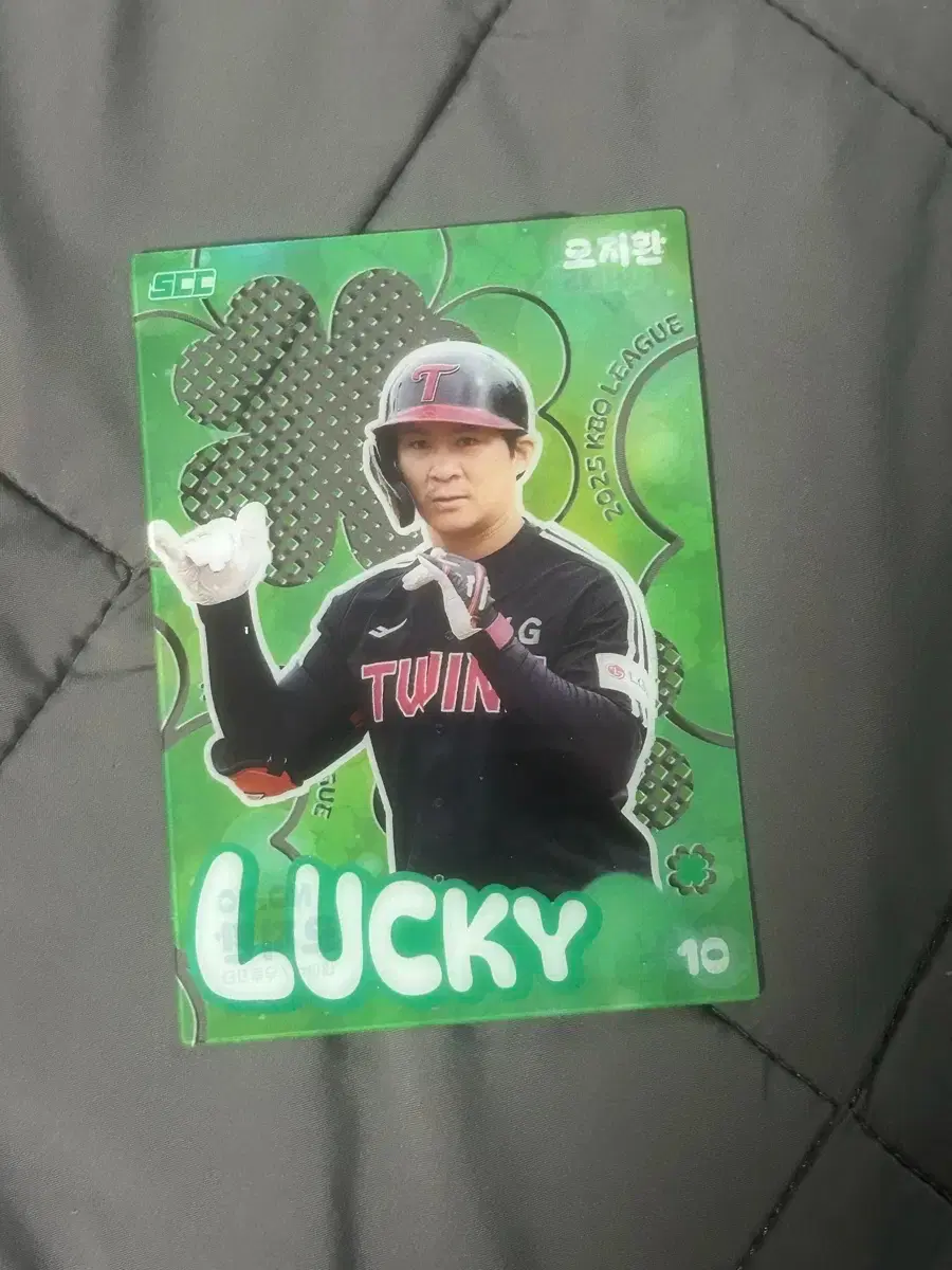 KBO LG 트윈스 오지환 클로버 포토카드