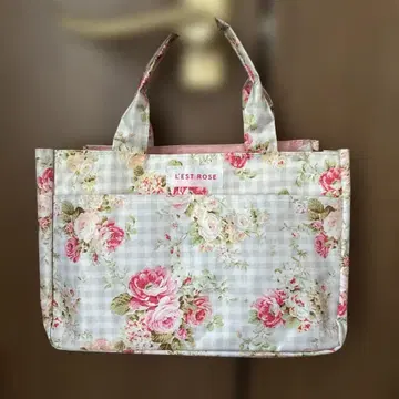 L'EST ROSE 꽃무늬 스파 백 온천 백 어메니티 백