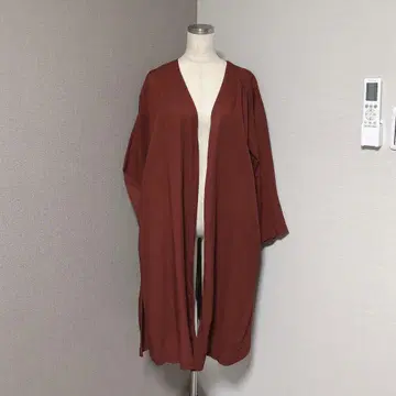 렙심 가운 롱 가디건