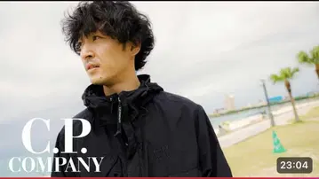 C.P company 플랫 나일론 고글 자켓