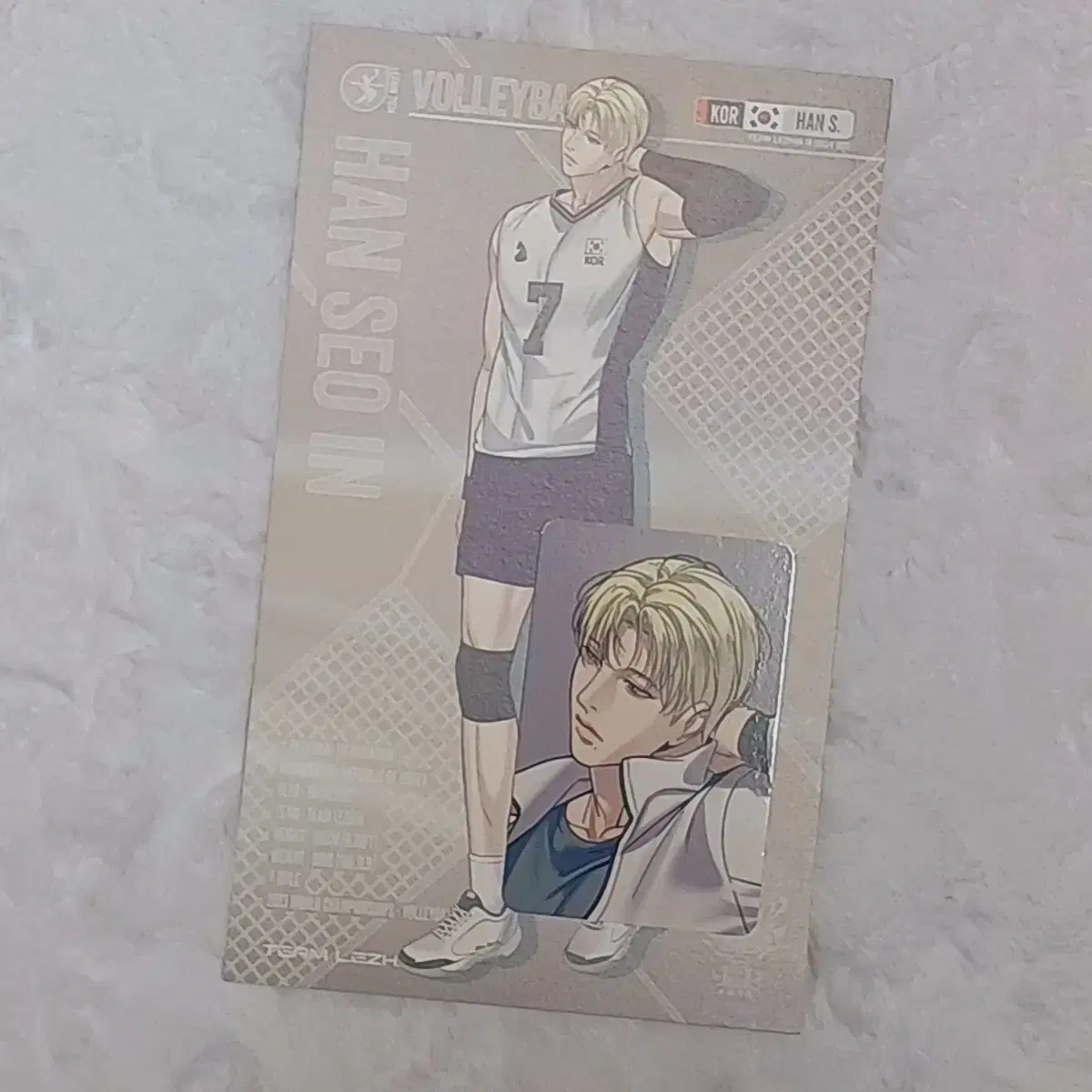 URGENT) Team Lezhin Seasons Greetings Backlight Han Seo-in Postcard Poca Buncheol wts